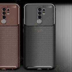 For Xiaomi Redmi 9 Case Luxury Carbon Fiber Pattern Shockproof Silicone Protective Case Back Cover with Lens Protector Non-original For Xiaomi Redmi 9 Case Luxury Carbon Fiber Pattern Shockproof Silicone Protective Case Back Cover with Lens Protector Non-original