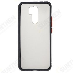For Xiaomi Redmi 9 Case Matte Translucent Anti-Scratch Anti-Fingerprint Soft TPU + Hard PC Protective Case Non-original