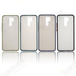 For Xiaomi Redmi 9 Case Matte Translucent Anti-Scratch Anti-Fingerprint Soft TPU + Hard PC Protective Case Non-original