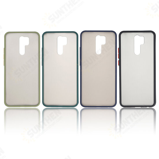 For Xiaomi Redmi 9 Case Matte Translucent Anti-Scratch Anti-Fingerprint Soft TPU + Hard PC Protective Case Non-original For Xiaomi Redmi 9 Case Matte Translucent Anti-Scratch Anti-Fingerprint Soft TPU + Hard PC Protective Case Non-original