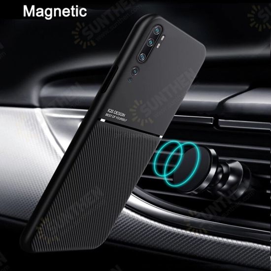 For Xiaomi Redmi 9A Case Magnetic Texture Non-slip Leather TPU Shockproof Protective Case| Non-original