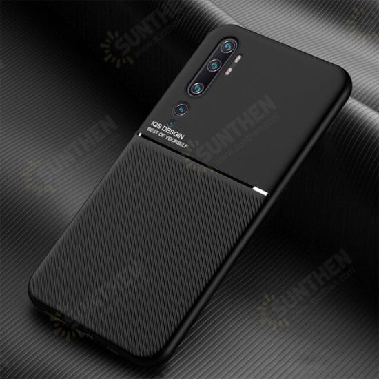 For Xiaomi Redmi 9A Case Magnetic Texture Non-slip Leather TPU Shockproof Protective Case| Non-original