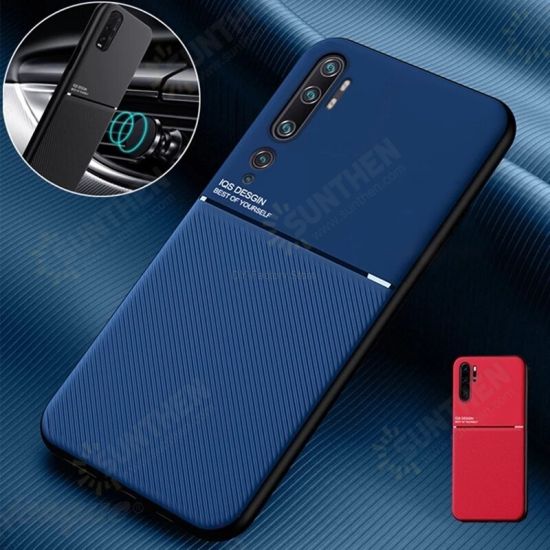 For Xiaomi Redmi 9A Case Magnetic Texture Non-slip Leather TPU Shockproof Protective Case| Non-original