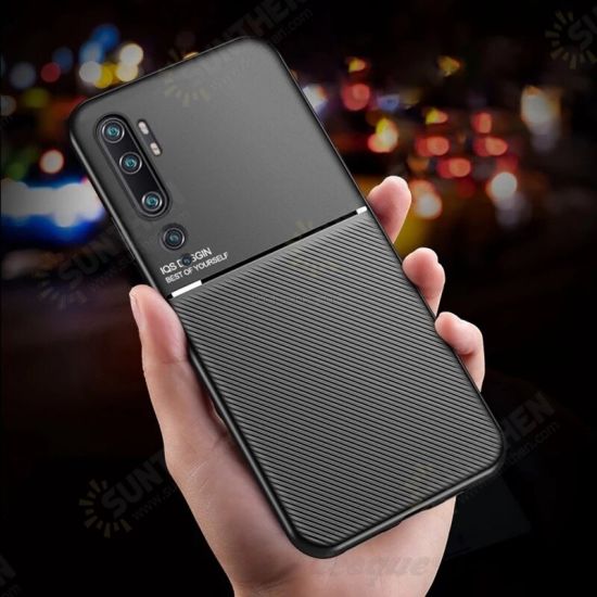 For Xiaomi Redmi 9A Case Magnetic Texture Non-slip Leather TPU Shockproof Protective Case| Non-original