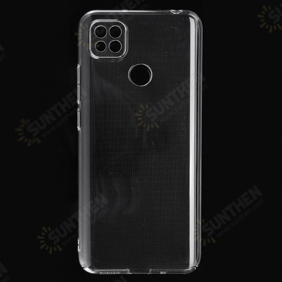 For Xiaomi Redmi 9C Case Crystal Transparent Shockproof Non-Yellow Hard PC Protective Case Back Cover Non-original