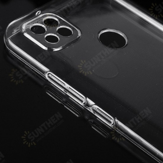 For Xiaomi Redmi 9C Case Crystal Transparent Shockproof Non-Yellow Hard PC Protective Case Back Cover Non-original