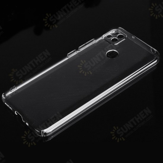 For Xiaomi Redmi 9C Case Crystal Transparent Shockproof Non-Yellow Hard PC Protective Case Back Cover Non-original