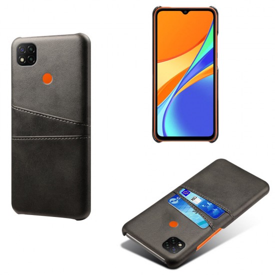 For Xiaomi Redmi 9C Case Luxury PU Leather with Multi Card Slot Bumpers Shockproof Anti-Scratch Protective Case Non-original