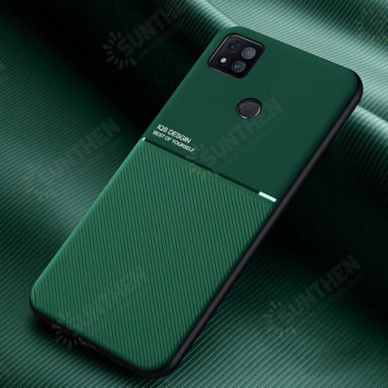 For Xiaomi Redmi 9C Case Magnetic Texture Non-slip Leather TPU Shockproof Protective Case | Non-original For Xiaomi Redmi 9C Case Magnetic Texture Non-slip Leather TPU Shockproof Protective Case | Non-original