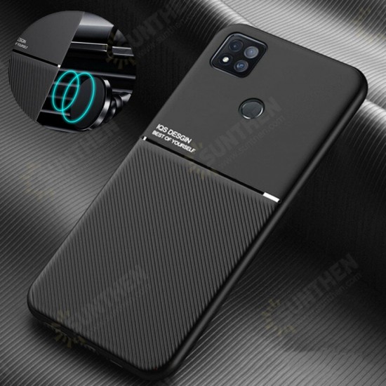For Xiaomi Redmi 9C Case Magnetic Texture Non-slip Leather TPU Shockproof Protective Case | Non-original For Xiaomi Redmi 9C Case Magnetic Texture Non-slip Leather TPU Shockproof Protective Case | Non-original