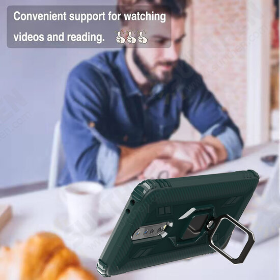 For Xiaomi Redmi K30 Case Carbon Fiber Pattern Shockproof Anti-fingerprint with 360° Rotation Magnetic Ring Bracket PC Protective Case Non-original For Xiaomi Redmi K30 Case Carbon Fiber Pattern Shockproof Anti-fingerprint with 360° Rotation Magnetic Ring Bracket PC Protective Case Non-original