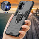 For Xiaomi Redmi Note 10 / Xiaomi Redmi Note 10S Case Shockproof Magnetic with 360 Rotation Finger Ring Holder Stand PC Protective Case Non-Original