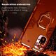 For Xiaomi Redmi Note 10 / Xiaomi Redmi Note 10S Case Shockproof Magnetic with 360 Rotation Finger Ring Holder Stand PC Protective Case Non-Original