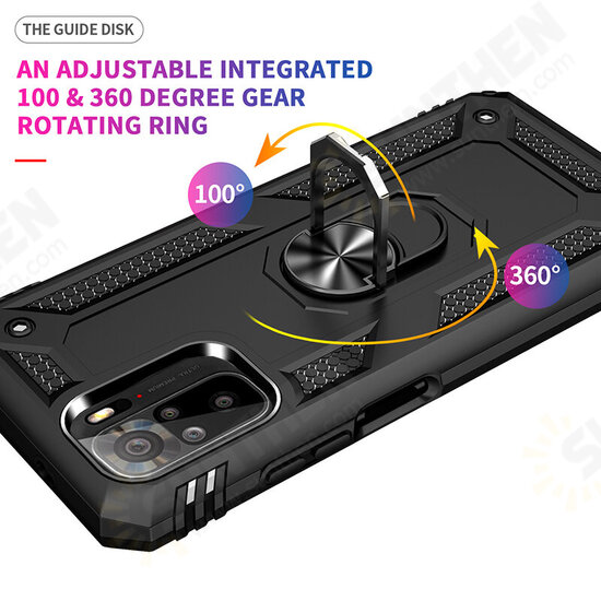 For Xiaomi Redmi Note 10 4G/ Redmi Note 10S Case Bumpers Shockproof Magnetic with 360 Rotation Finger Ring Holder Stand PC Protective Case Non-Original For Xiaomi Redmi Note 10 4G/ Redmi Note 10S Case Bumpers Shockproof Magnetic with 360 Rotation Finger Ring Holder Stand PC Protective Case Non-Original