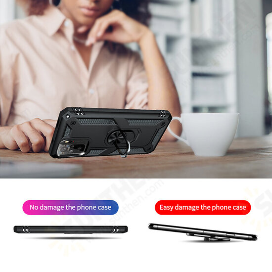 For Xiaomi Redmi Note 10 4G/ Redmi Note 10S Case Bumpers Shockproof Magnetic with 360 Rotation Finger Ring Holder Stand PC Protective Case Non-Original For Xiaomi Redmi Note 10 4G/ Redmi Note 10S Case Bumpers Shockproof Magnetic with 360 Rotation Finger Ring Holder Stand PC Protective Case Non-Original