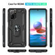 For Xiaomi Redmi Note 10 4G/ Redmi Note 10S Case Bumpers Shockproof Magnetic with 360 Rotation Finger Ring Holder Stand PC Protective Case Non-Original For Xiaomi Redmi Note 10 4G/ Redmi Note 10S Case Bumpers Shockproof Magnetic with 360 Rotation Finger Ring Holder Stand PC Protective Case Non-Original