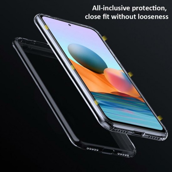For Xiaomi Redmi Note 10 Pro / Redmi Note 10 Pro Max Case Crystal Clear Transparent Ultra-Thin Non-Yellow Soft TPU Protective Case Non-Original