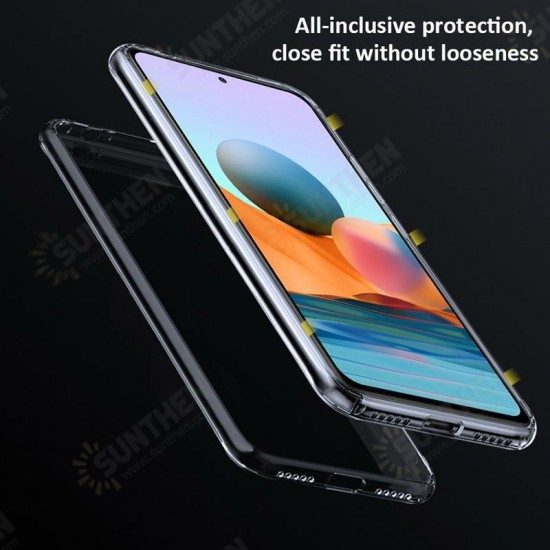 For Xiaomi Redmi Note 10 Pro / Redmi Note 10 Pro Max Case Crystal Clear Transparent Ultra-Thin Non-Yellow Soft TPU Protective Case Non-Original