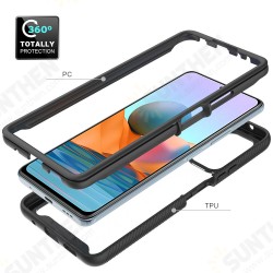For Xiaomi Redmi Note 10 Pro/ Redmi Note 10 Pro Max Case 2-IN-1 Shockproof Anti-Fingerprint Transparent Acrylic TPU + PC Full Cover Protective Case Non-Original For Xiaomi Redmi Note 10 Pro/ Redmi Note 10 Pro Max Case 2-IN-1 Shockproof Anti-Fingerprint Transparent Acrylic TPU + PC Full Cover Protective Case Non-Original