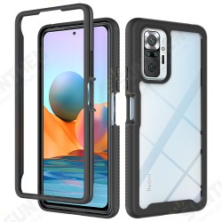 For Xiaomi Redmi Note 10 Pro/ Redmi Note 10 Pro Max Case 2-IN-1 Shockproof Anti-Fingerprint Transparent Acrylic TPU + PC Full Cover Protective Case Non-Original For Xiaomi Redmi Note 10 Pro/ Redmi Note 10 Pro Max Case 2-IN-1 Shockproof Anti-Fingerprint Transparent Acrylic TPU + PC Full Cover Protective Case Non-Original