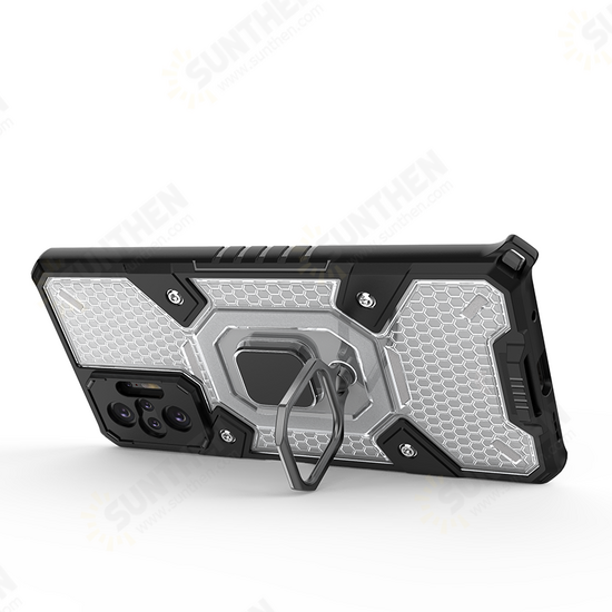 For Xiaomi Redmi Note 10 Pro/ Redmi Note 10 Pro Max Case 360° Rotating Magnetic Ring Holder Shockproof Protective Case Non-Original