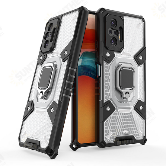 For Xiaomi Redmi Note 10 Pro/ Redmi Note 10 Pro Max Case 360° Rotating Magnetic Ring Holder Shockproof Protective Case Non-Original