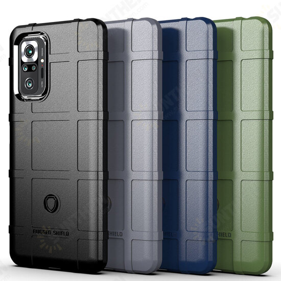For Xiaomi Redmi Note 10 Pro/ Redmi Note 10 Pro Max Case Anti-Slip Anti-Scratch Shockproof Soft Silicone Protective Case Back Cover Non-Original