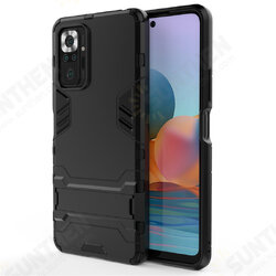 For Xiaomi Redmi Note 10 Pro/ Redmi Note 10 Pro Max Case with Bracket Shockproof PC Protective Case Back Cover Non-Original