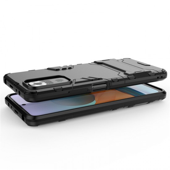 For Xiaomi Redmi Note 10 Pro/ Redmi Note 10 Pro Max Case with Bracket Shockproof PC Protective Case Back Cover Non-Original