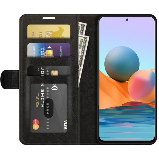 Case Magnetic Flip with Multiple Card Slot Foldable Stand PU Leather Shockproof Full Cover Protective Case