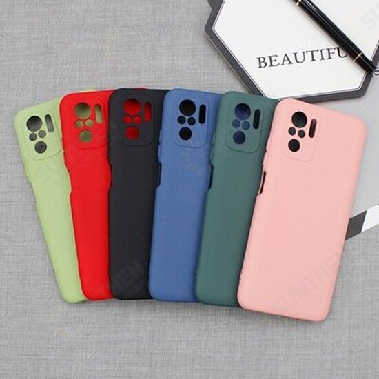 For Xiaomi Redmi Note 10 Pro/ Redmi Note 10 Pro Max Case Smooth Shockproof with Lens Protector Soft Liquid Silicone Rubber Protective Case Non-Original