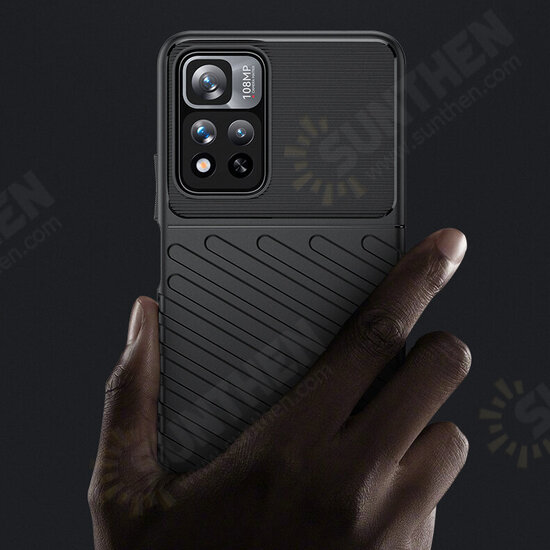 For Xiaomi Redmi Note 11 Pro Case Anti-Slip Shockproof Soft Silicone Protective Case Back Cover Non-Original
