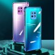 Case 2 in 1 Plating with Airbag Lens Protector Ultra-Thin Anti-Fingerprint Shockproof Transparent Soft TPU Protective Case