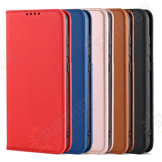 For Xiaomi Redmi Note 9 / Redmi 10X 4G Case Business Flip Magnetic with Multi-Card Slots Wallet Shockproof PU Leather Protective Case Non-Original