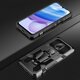 For Xiaomi Redmi Note 9 / Redmi 10X 4G Case Dual-Layer Rugged Magnetic with Belt Clip Stand Non-Slip Anti-Fingerprint Shockproof Protective Case Non-Original