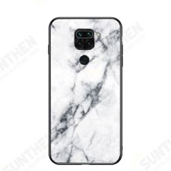 For Xiaomi Redmi Note 9 / Redmi 10X 4G Case Marble Pattern Colorful Tempered Glass Shockproof Scratch Resistant Protective Case Non-original For Xiaomi Redmi Note 9 / Redmi 10X 4G Case Marble Pattern Colorful Tempered Glass Shockproof Scratch Resistant Protective Case Non-original
