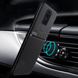 For Xiaomi Redmi Note 9 / Redmi 10X 4G Magnetic Texture Non-slip Leather TPU Shockproof Protective Case Non-original For Xiaomi Redmi Note 9 / Redmi 10X 4G Magnetic Texture Non-slip Leather TPU Shockproof Protective Case Non-original