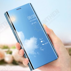 For Xiaomi Redmi Note 9 Case Plating Mirror Window Shockproof Flip Full Cover Protective Case Non-original For Xiaomi Redmi Note 9 Case Plating Mirror Window Shockproof Flip Full Cover Protective Case Non-original
