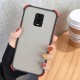 Case Airbag Shockproof Anti-fingerprint Matte Translucent Hard PC&Soft Silicone Edge Protective Case