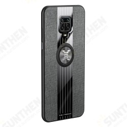 For Xiaomi Redmi Note 9S / Redmi Note 9 Pro / Redmi Note 9 Pro Max Case with Magnetic Ring Bracket Stand Shockproof Breathable Cloth Fabric Protective Case Non-original For Xiaomi Redmi Note 9S / Redmi Note 9 Pro / Redmi Note 9 Pro Max Case with Magnetic Ring Bracket Stand Shockproof Breathable Cloth Fabric Protective Case Non-original