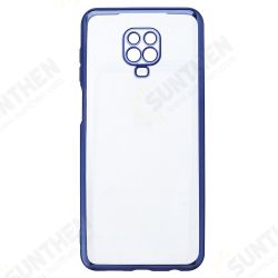 For Xiaomi Redmi Note 9S / Redmi Note 9 Pro Case 2 in 1 Plating Lens Protect Ultra-thin Anti-fingerprint Shockproof Transparent Soft TPU Protective Case Non-original For Xiaomi Redmi Note 9S / Redmi Note 9 Pro Case 2 in 1 Plating Lens Protect Ultra-thin Anti-fingerprint Shockproof Transparent Soft TPU Protective Case Non-original