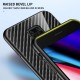 For Xiaomi Redmi Note 9S / Redmi Note 9 Pro Case Carbon Fiber Pattern Gradient Color Tempered Glass Shockproof Scratch Resistant Protective Case Non-original
