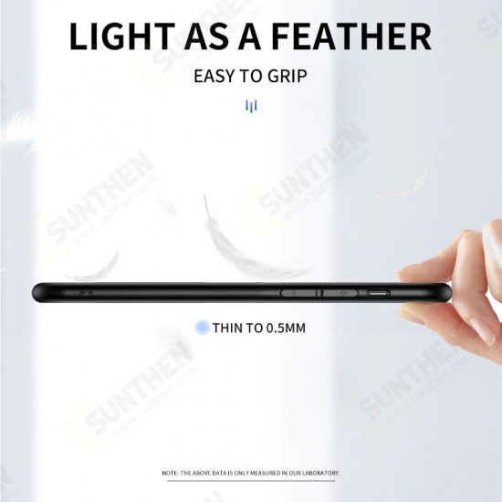 For Xiaomi Redmi Note 9S / Redmi Note 9 Pro Case Carbon Fiber Pattern Gradient Color Tempered Glass Shockproof Scratch Resistant Protective Case Non-original