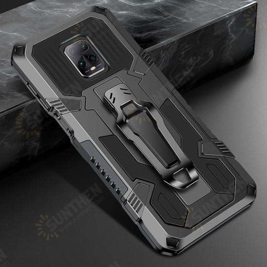 For Xiaomi Redmi Note 9S / Redmi Note 9 Pro Case Dual-Layer Rugged Magnetic with Belt Clip Stand Non-Slip Anti-Fingerprint Shockproof Protective Case Non-Original For Xiaomi Redmi Note 9S / Redmi Note 9 Pro Case Dual-Layer Rugged Magnetic with Belt Clip Stand Non-Slip Anti-Fingerprint Shockproof Protective Case Non-Original