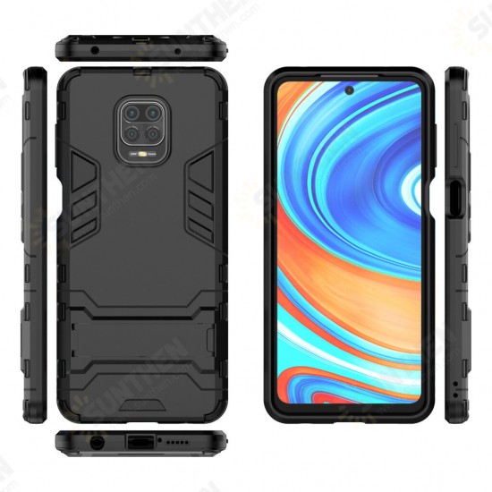 For Xiaomi Redmi Note 9S / Xiaomi Redmi Note 9 Pro / Xiaomi Redmi Note 9 Pro Max Case Shockproof with Stand Holder Back Cover Protective Case| Non-original