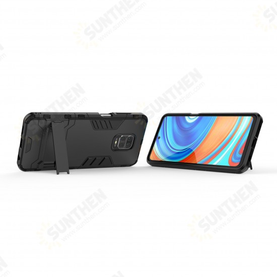 For Xiaomi Redmi Note 9S / Xiaomi Redmi Note 9 Pro / Xiaomi Redmi Note 9 Pro Max Case Shockproof with Stand Holder Back Cover Protective Case| Non-original