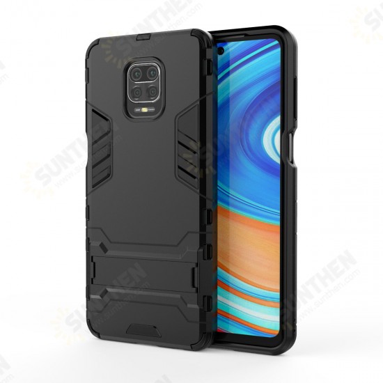 For Xiaomi Redmi Note 9S / Xiaomi Redmi Note 9 Pro / Xiaomi Redmi Note 9 Pro Max Case Shockproof with Stand Holder Back Cover Protective Case| Non-original