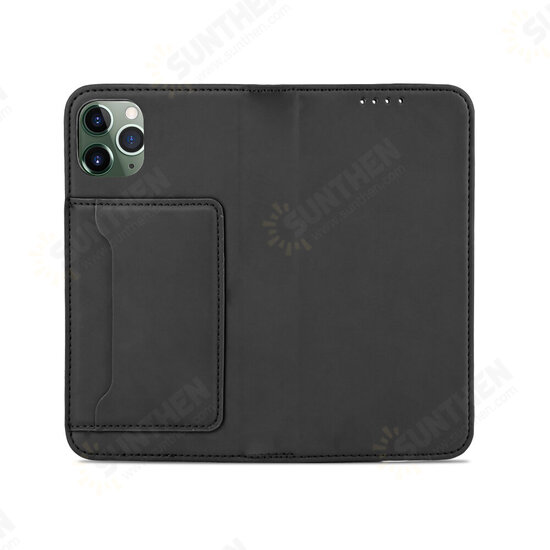 For iPhone 11 Case Business Flip Magnetic with Multi-Card Slots Wallet Shockproof PU Leather Protective Case