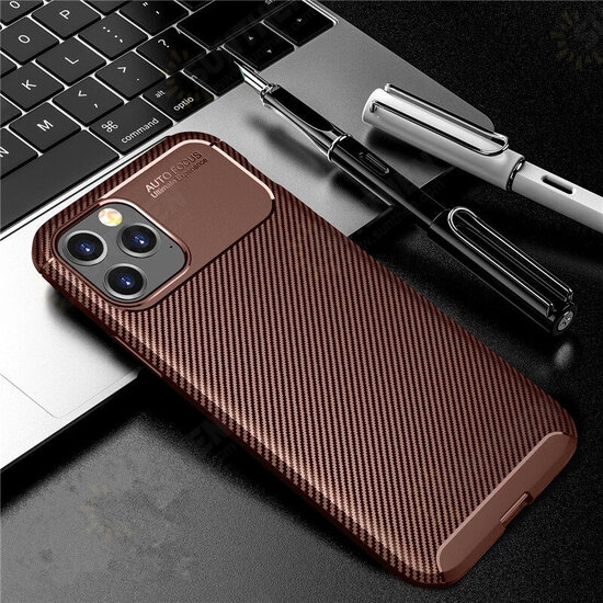 For iPhone 12/ 12 Pro 6.1inch Case Luxury Carbon Fiber Pattern with Lens Protector Shockproof Silicone Protective Case For iPhone 12/ 12 Pro 6.1inch Case Luxury Carbon Fiber Pattern with Lens Protector Shockproof Silicone Protective Case
