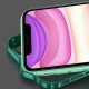 For iPhone 12 Case Plating Ultra-thin with Lens Protector Transparent Non-Yellow Shockproof Soft TPU Protective Case